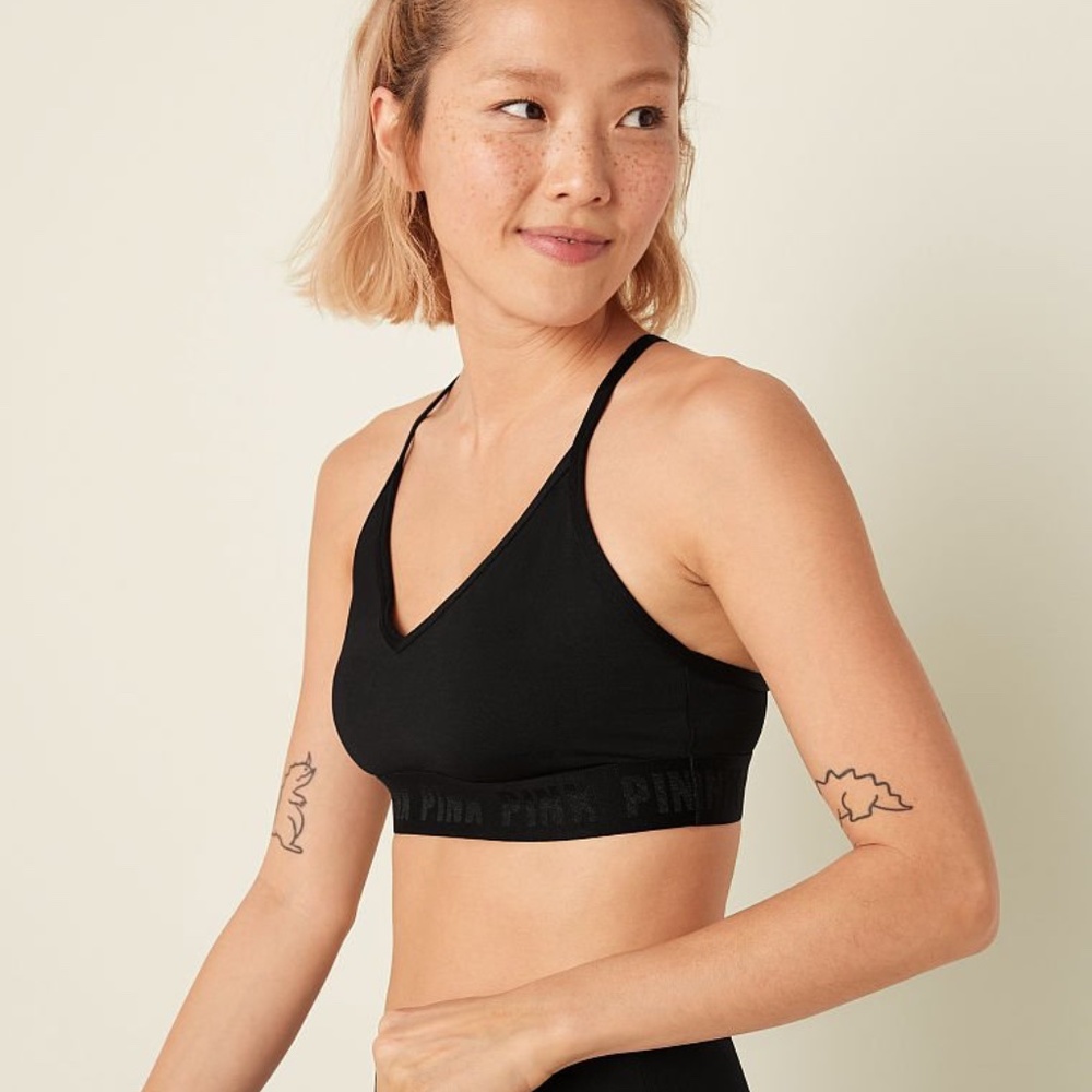 PINK ULTIMATE LIGHTLY-LINED SPORTS BRA